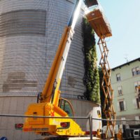 Giardino verticale Autosilo del Buonconsiglio Trento