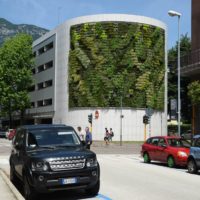 Giardino verticale. Autosilo del Buonconsiglio, Trento