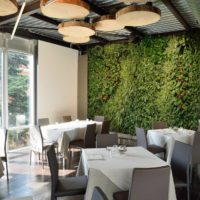 Ristorante il Dollaro, Monza. Giardino verticale