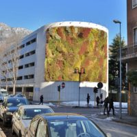 Giardino verticale. Autosilo del Buonconsiglio, Trento